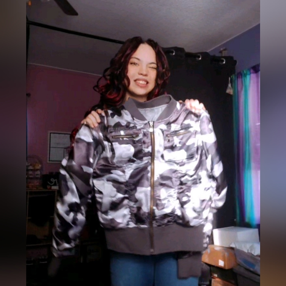 Urban Camouflage Bomber Jacket